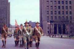 On-Parade-Marching-Down-Pine-St.-1953