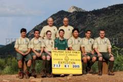 Front, L-R: Thomas Clear, Victor Rodriguez, Wyatt Arnold, Owen Dwight, Daniel Song, Gabe Vasquez, Thomas Van Horn. Rear, L-R: Tony Arnold, Lincoln Mayer