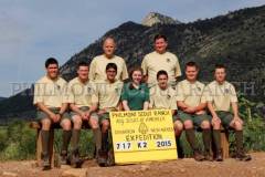 Front, L-R: Hale Masaki, Luke Dibler, Ishan Singh, Emily, Hunter Linke, Ryan Dreisewerd, Matt Allen Rear, L-R: Scott Van Horn, Paul Deal